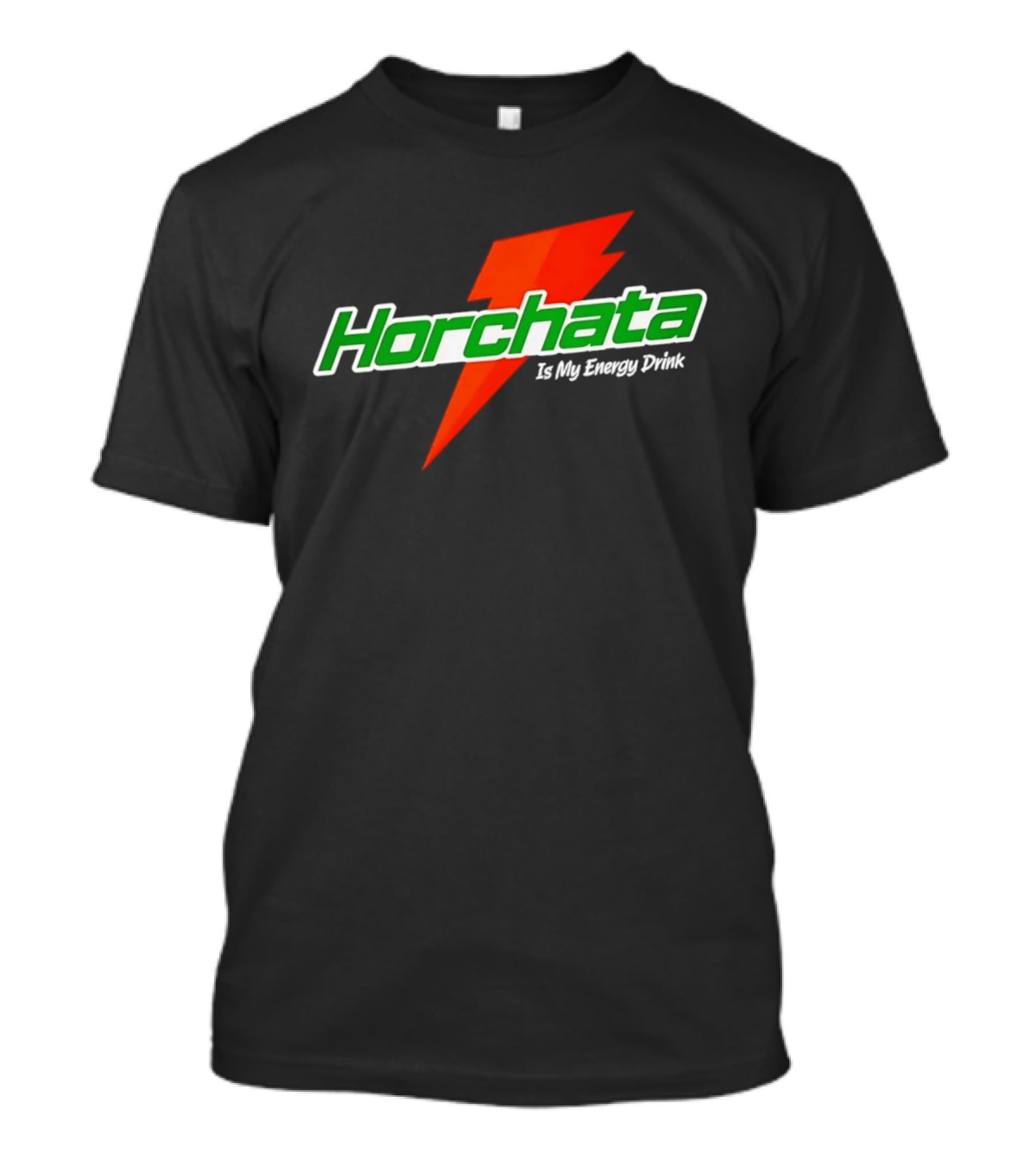 Horchata Is My Energy Drink Lightning Bolt T-Shirt