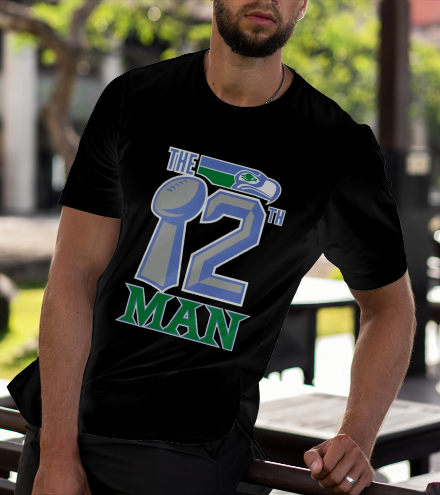 The 12th Man Seattle Bird Fan Football T-Shirt