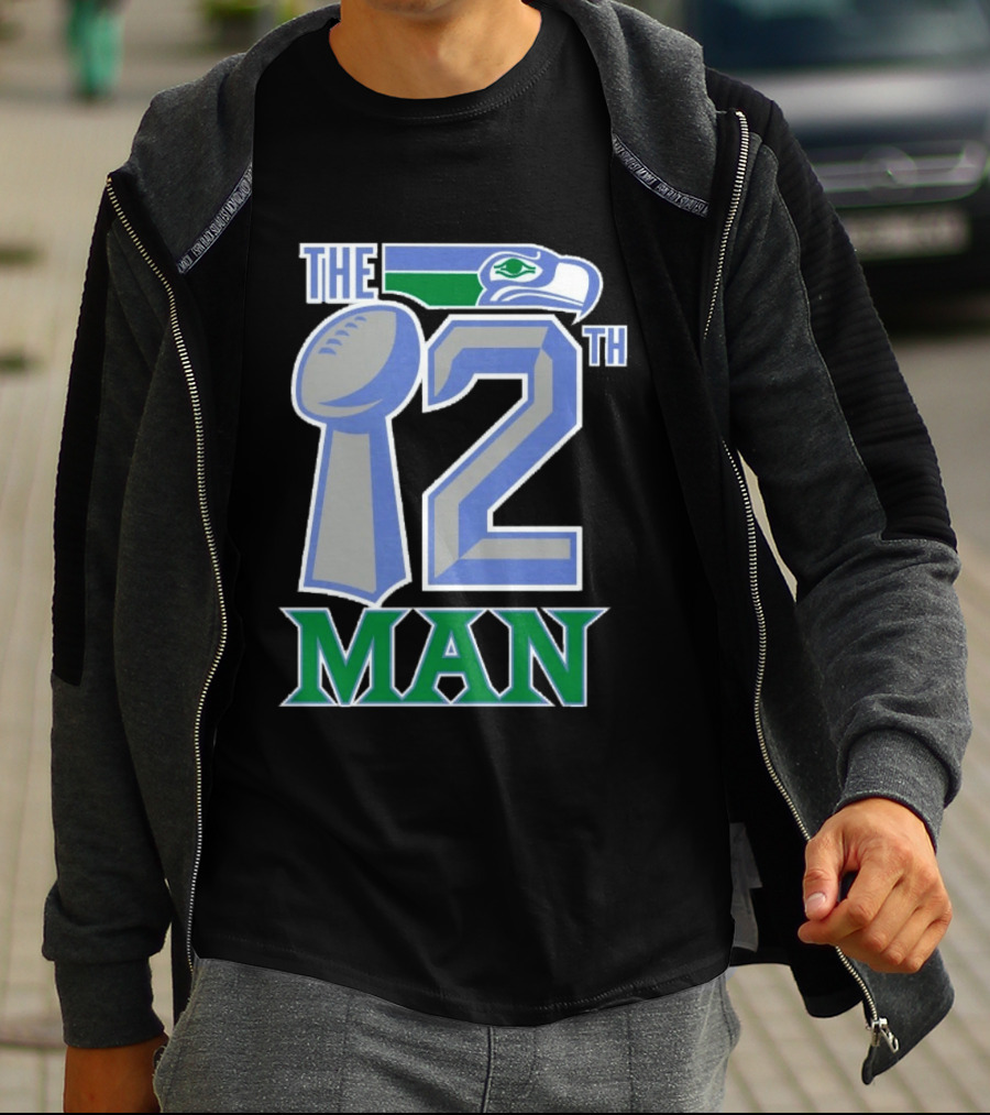 The 12th Man Seattle Bird Fan Football T-Shirt