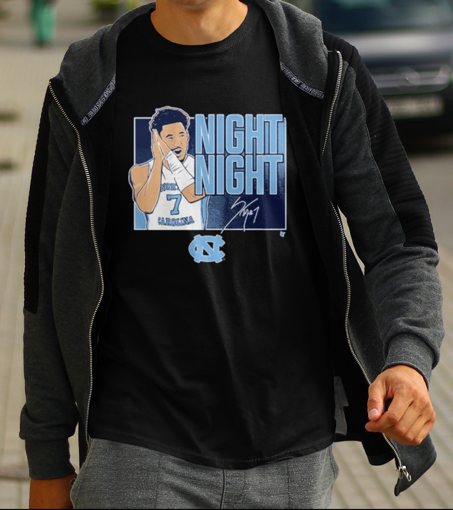 Seth Trimble Night Night North Carolina Tar Heels Basketball UNC T-Shirt