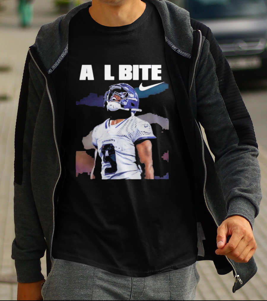 Kenneth Walker III Seattle Seahawks Nike All Bite Football T-Shirt
