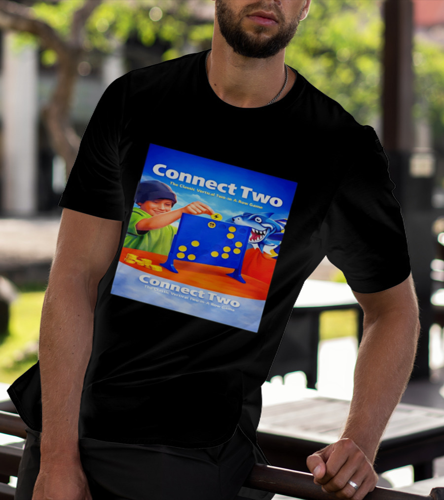 Connect Two The Classic Vertical Two In A Row Game T-Shirt