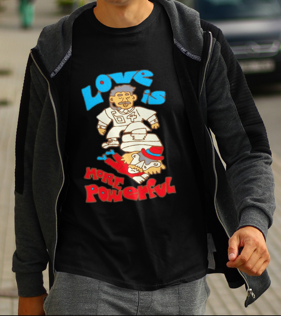 Love Is More Powerful Sam Lane 04 Football Tackle Cartoon T-Shirt