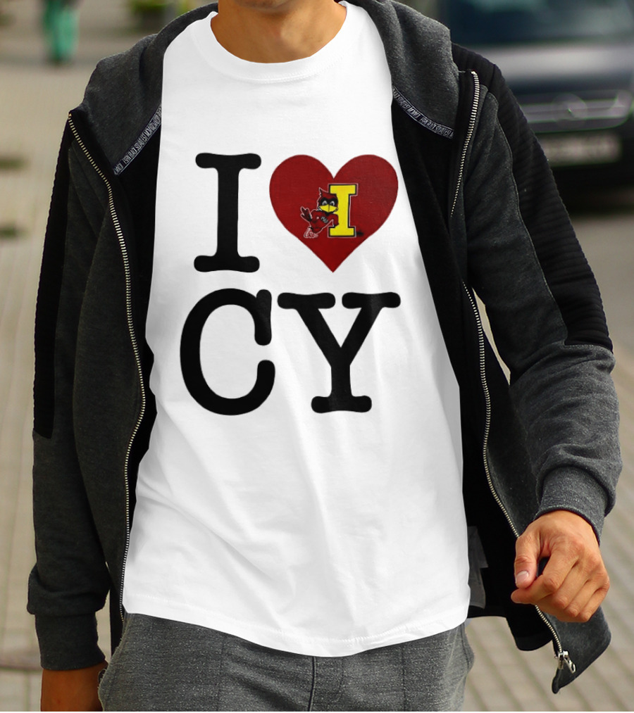 Iowa State Cyclones I Heart CY T-Shirt