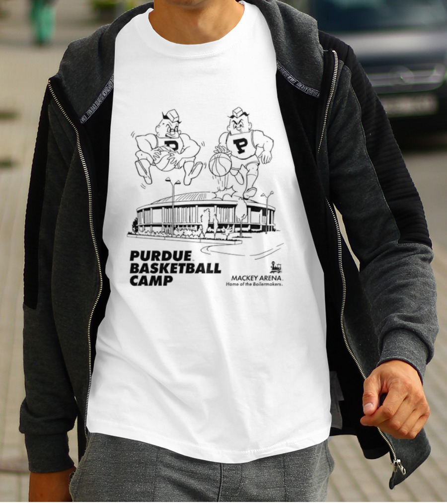 Purdue Basketball Camp Mackey Arena Boilermakers T-Shirt
