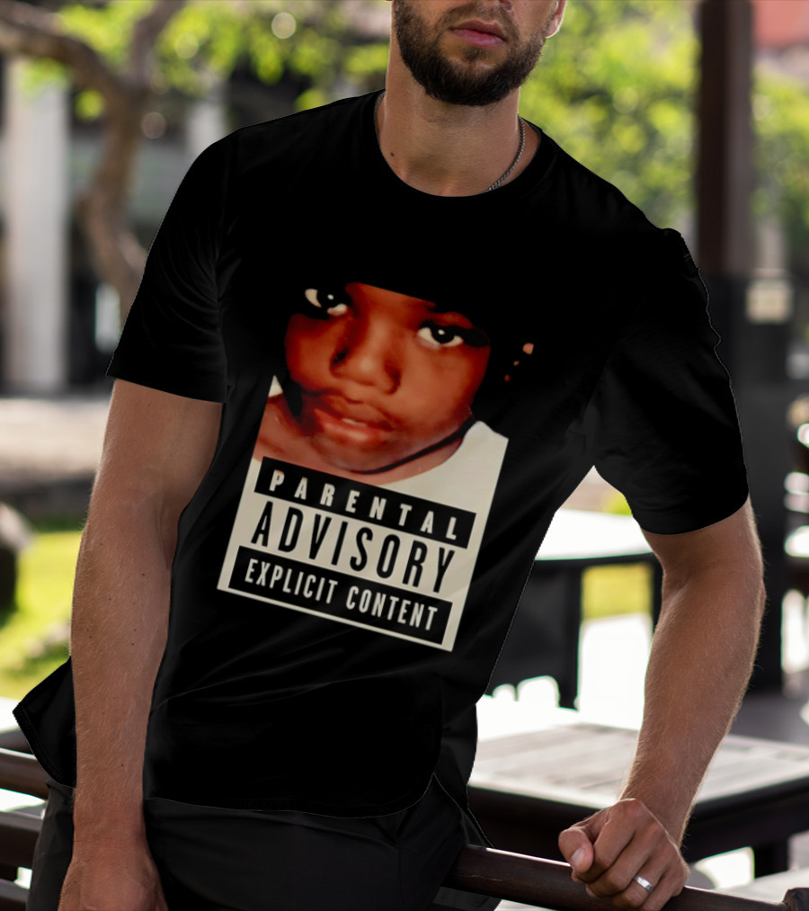 Parental Advisory Explicit Content Baby Keem Casino Album Cover Tracklist T-Shirt