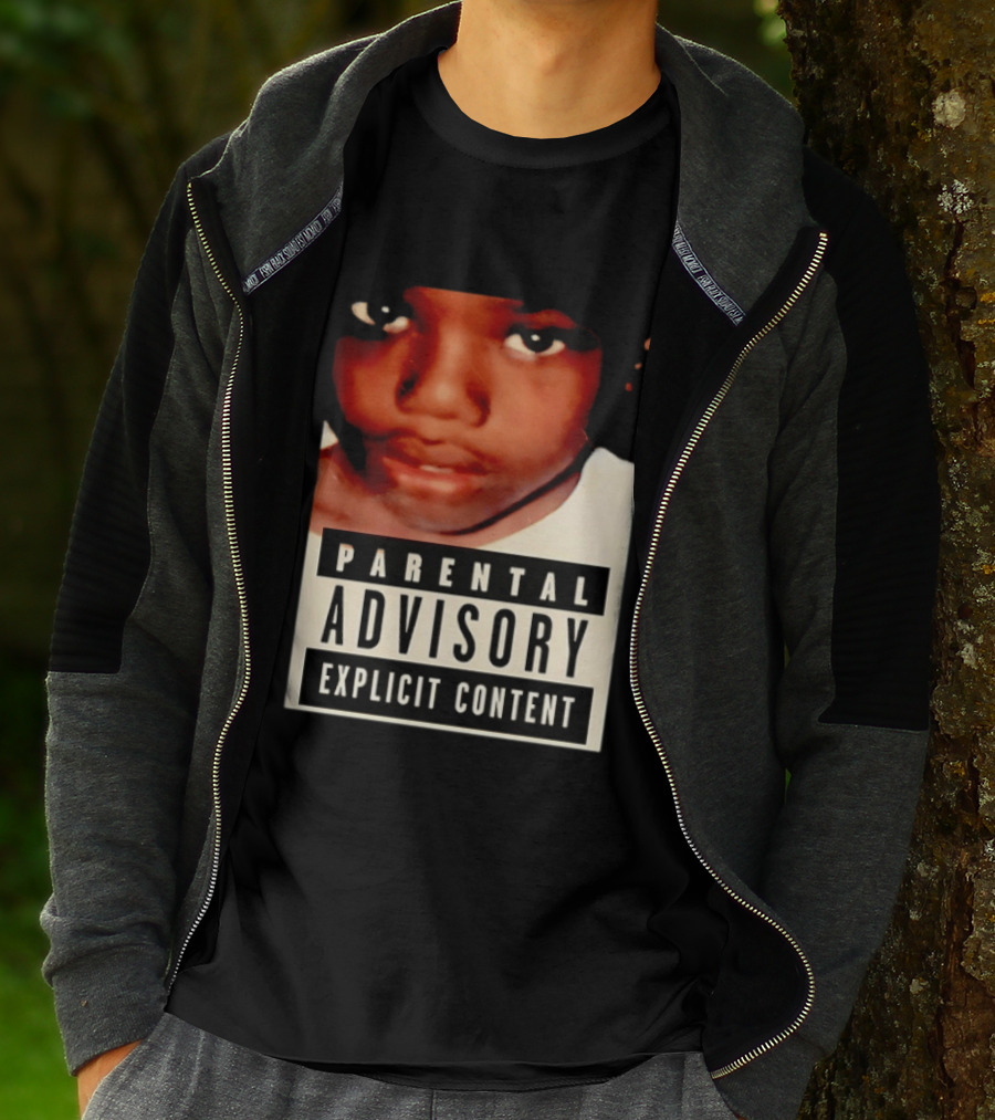 Parental Advisory Explicit Content Baby Keem Casino Album Cover Tracklist T-Shirt