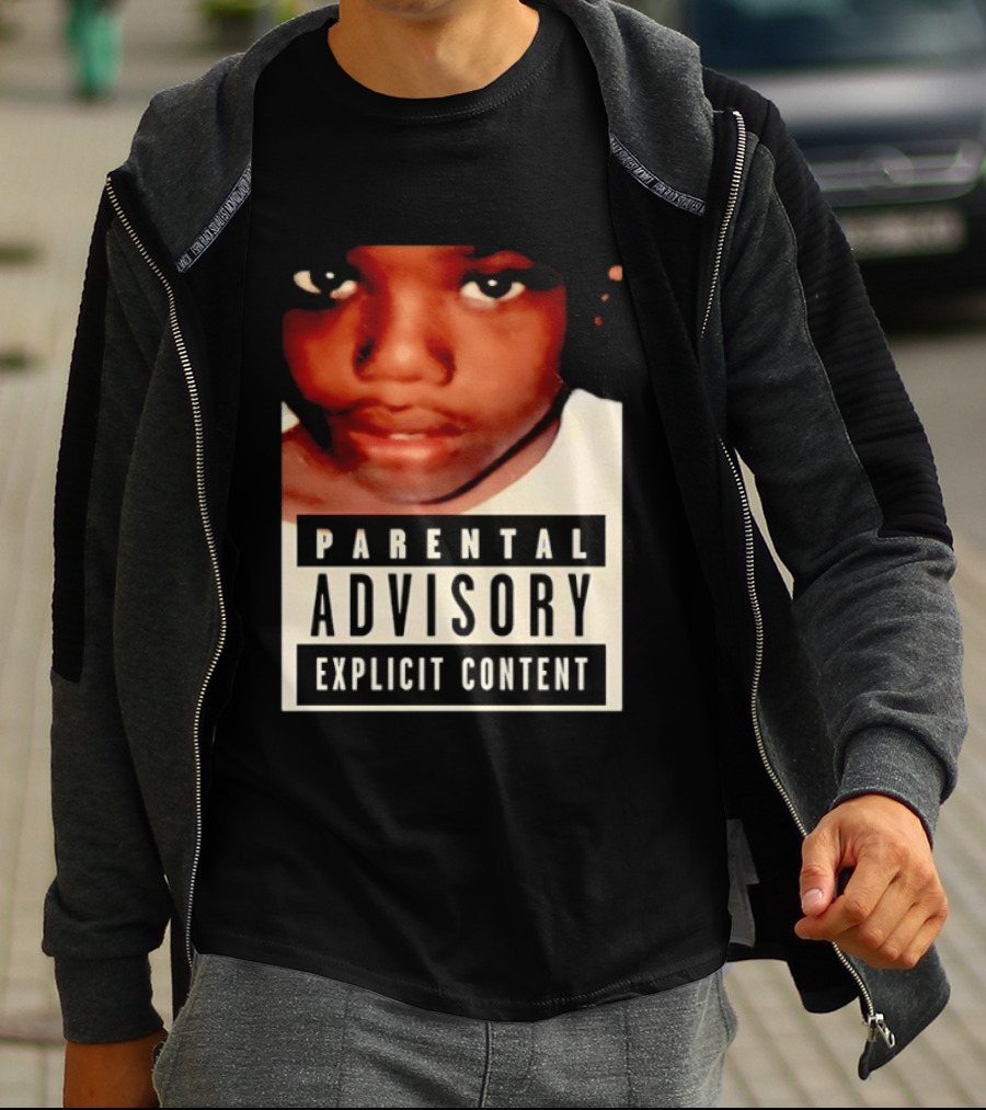Parental Advisory Explicit Content Baby Keem Casino Album Cover Tracklist T-Shirt