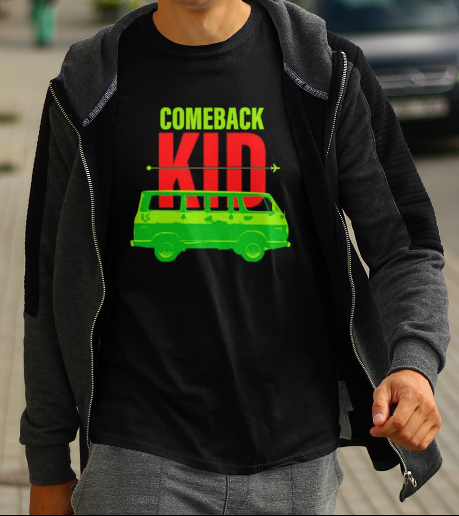 Louden Swain Comeback Kid Green Van Arrow T-Shirt