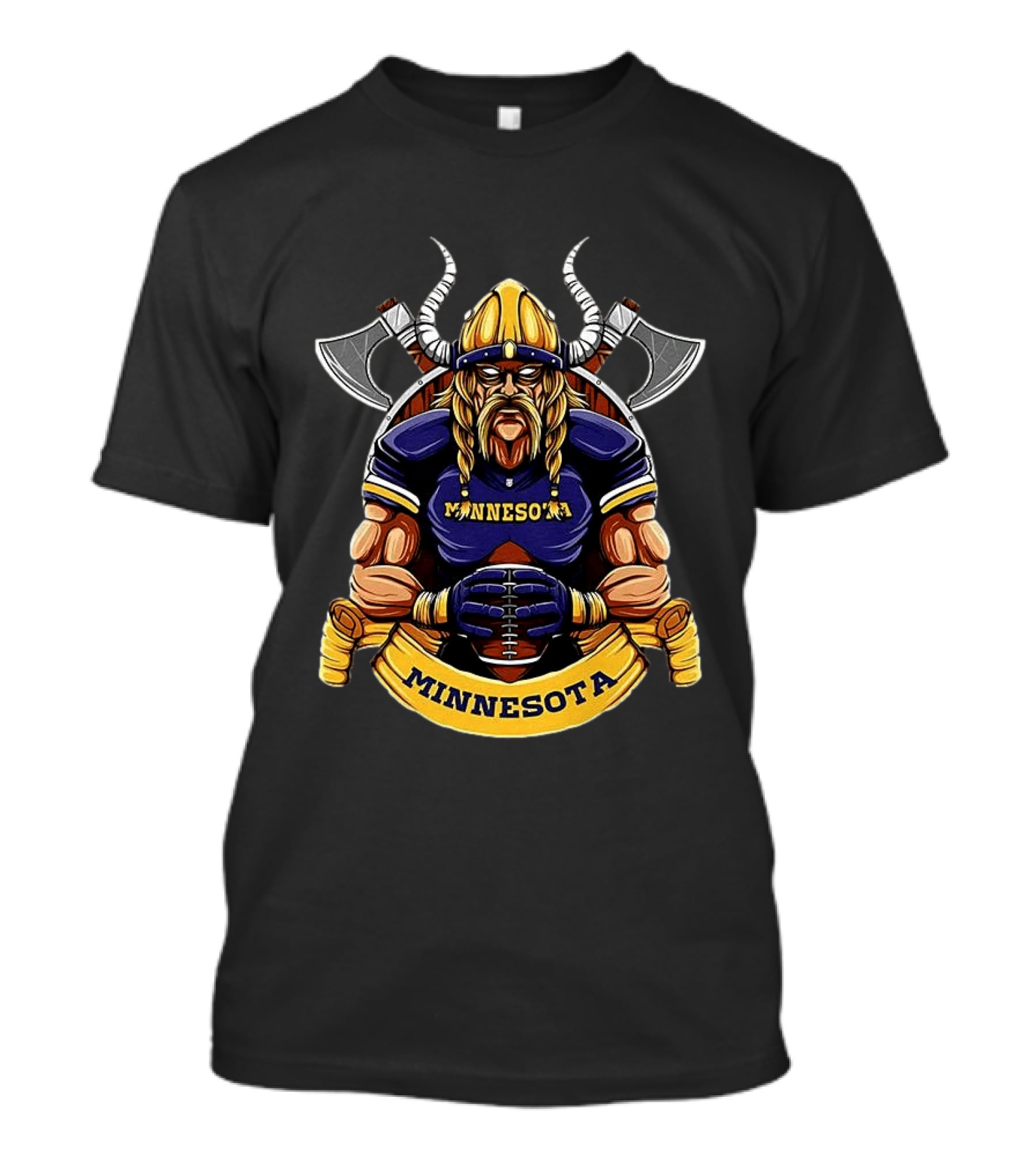 Minnesota Viking Warrior Football Spirit T-Shirt