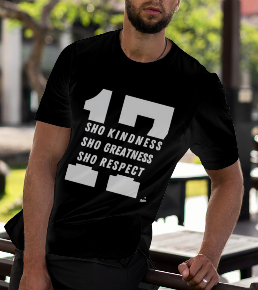 Shohei Ohtani Kindness Greatness Respect Number 17 T-Shirt