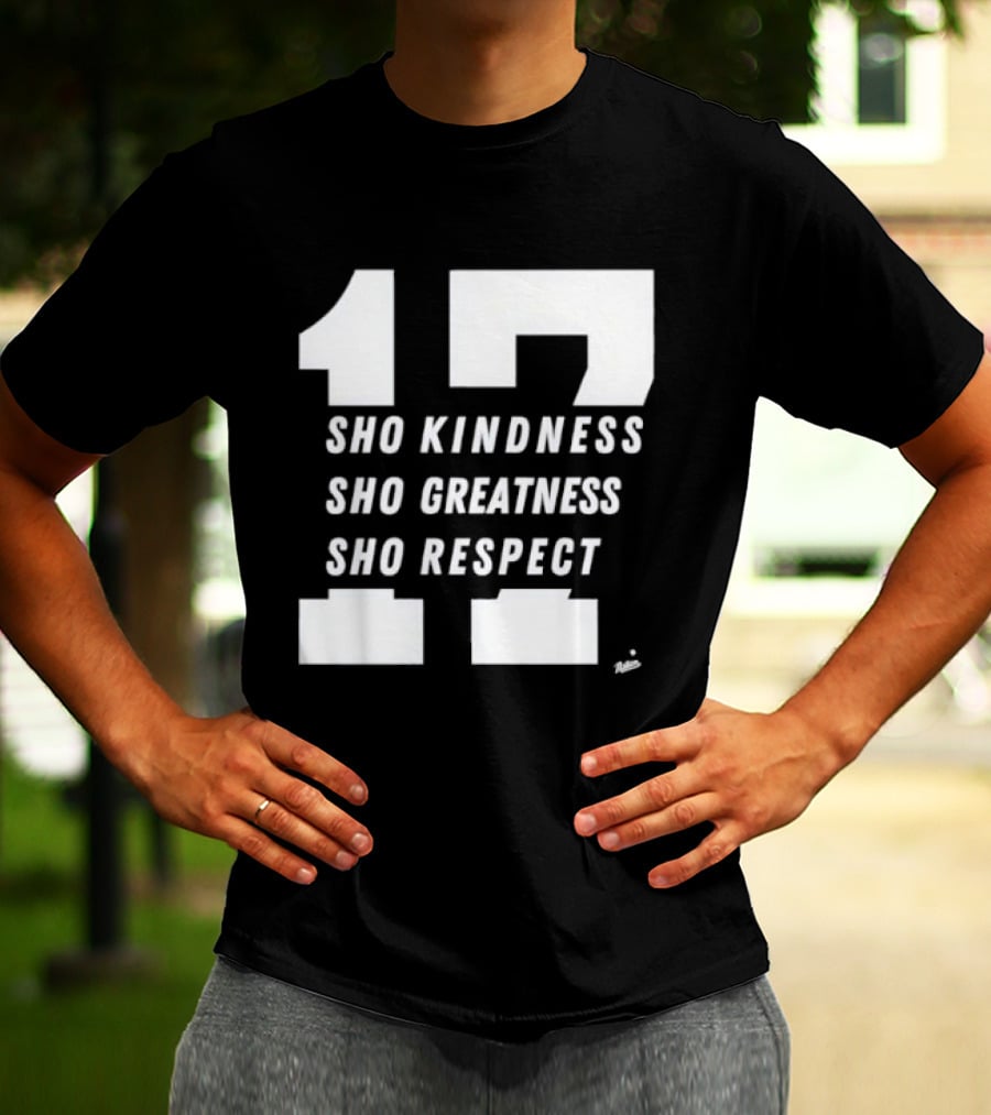 Shohei Ohtani Kindness Greatness Respect Number 17 T-Shirt