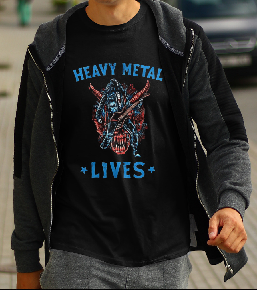Heavy Metal Lives Guitarist Demon T-Shirt
