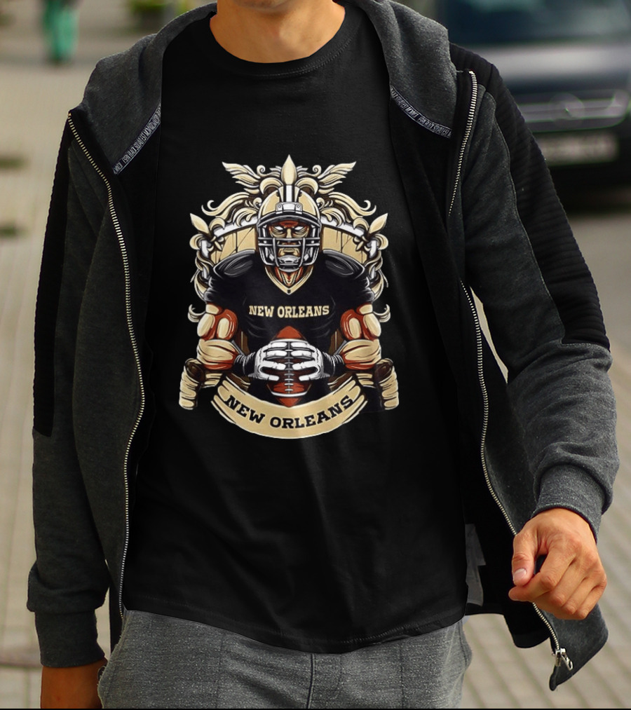 New Orleans Saints Football Crest Warrior T-Shirt