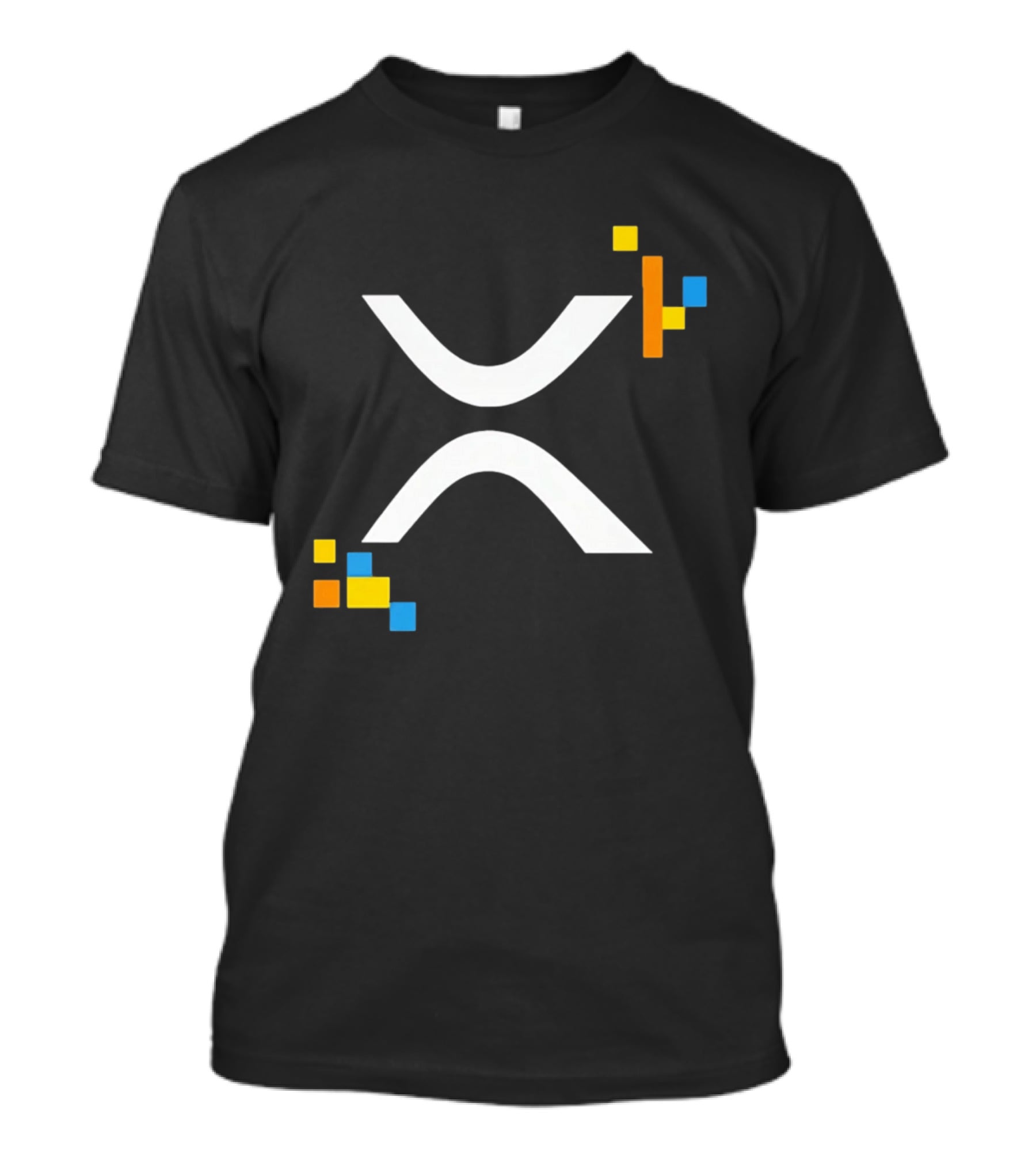 XRP Ledger XRPL Cryptocurrency Symbol Blocks T-Shirt