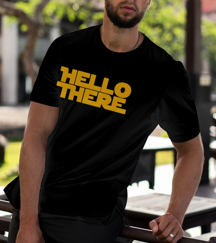 Hello There Obi Wan Kenobi Yellow T-Shirt