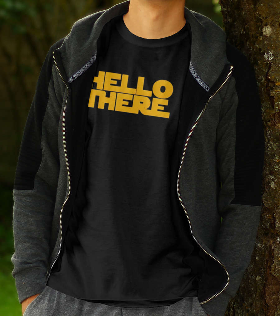 Hello There Obi Wan Kenobi Yellow T-Shirt