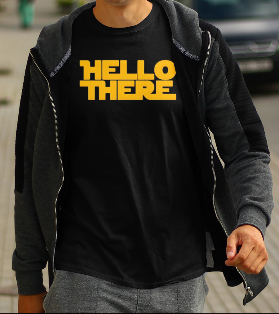 Hello There Obi Wan Kenobi Yellow T-Shirt