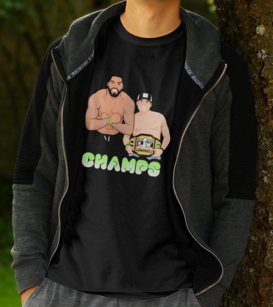 JS And Leo Celebrate Seattle Champs With Belt Champs T-Shirt