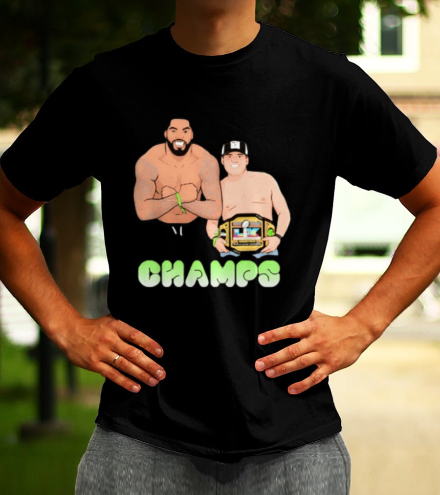 JS And Leo Celebrate Seattle Champs With Belt Champs T-Shirt