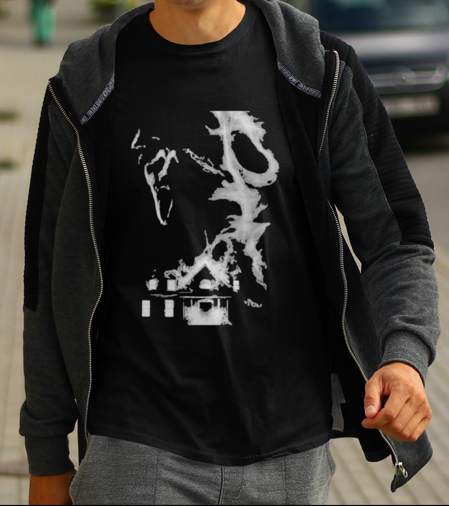 30th Anniversary Scream Kill Tour Texas Chainsaw Massacre Map T-Shirt