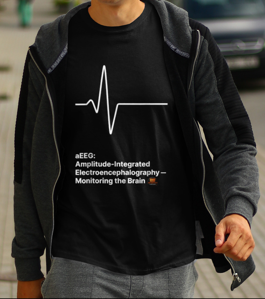 EEEG Amplitude Integrated Electroencephalography Monitoring The Brain T-Shirt
