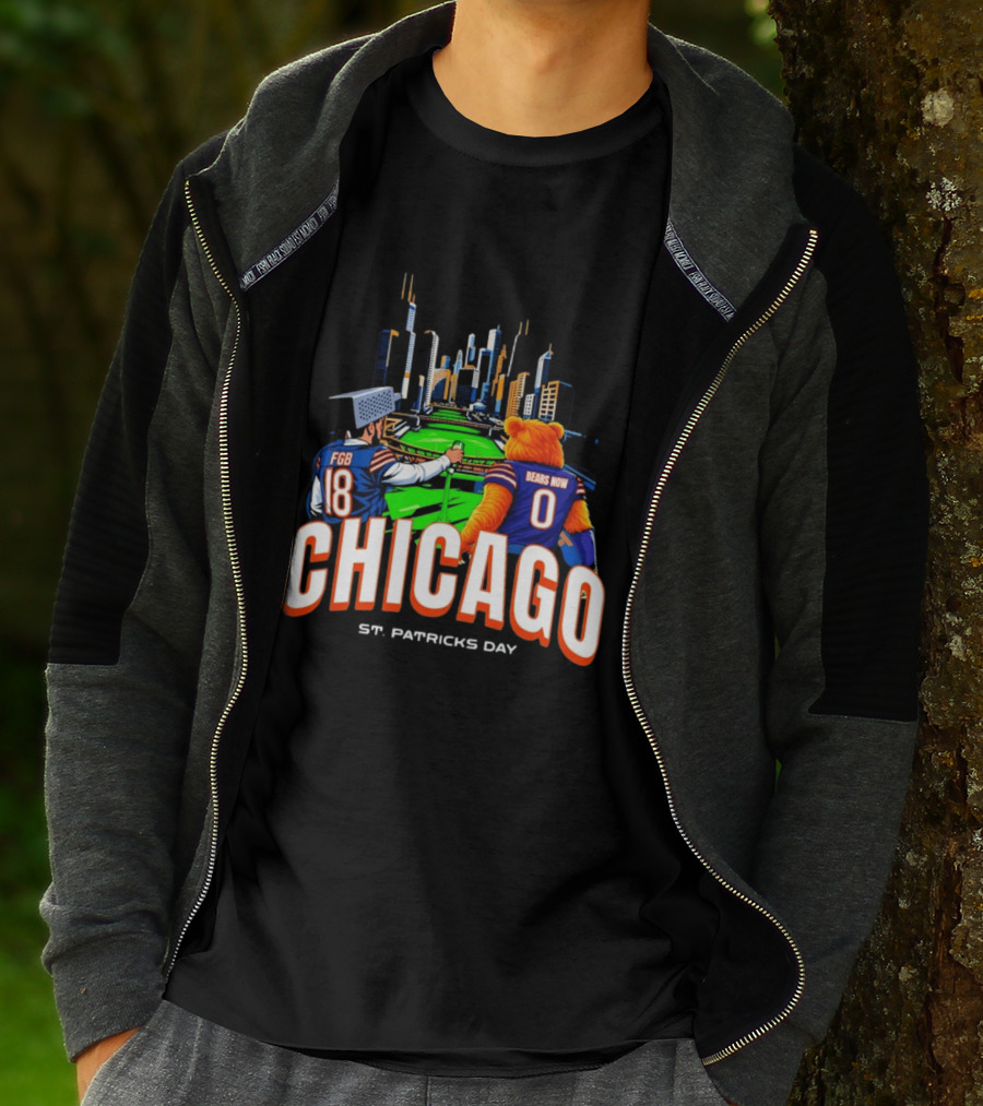 Chicago Bears St. Patricks Day Green River FGB Bears Now T-Shirt
