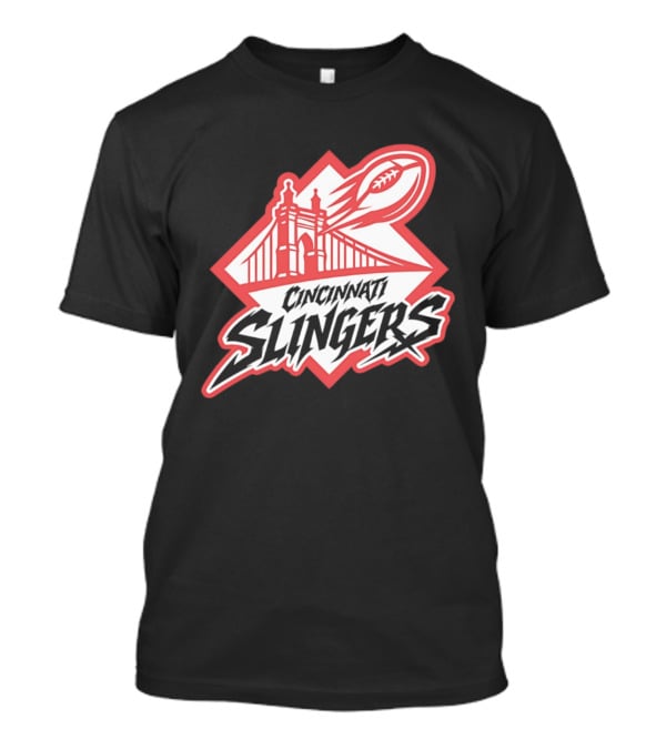 Cincinnati Slingers Football Bridge T-Shirt