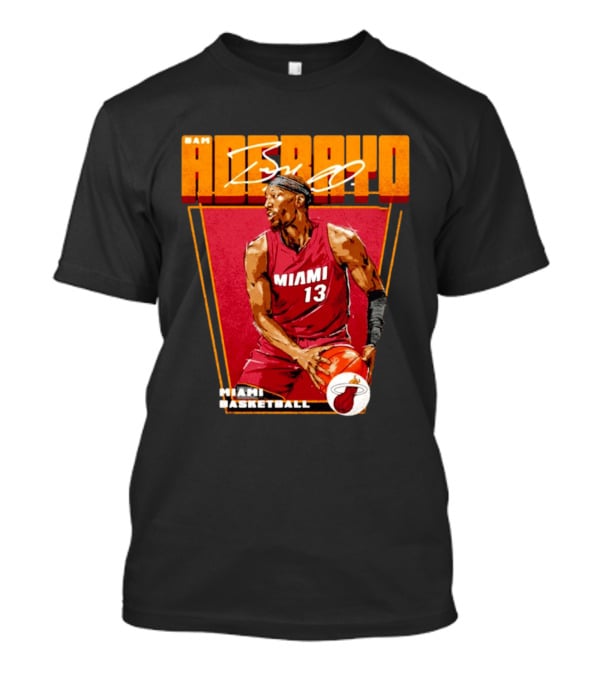 Bam Adebayo Miami 13 Basketball Heat T-Shirt