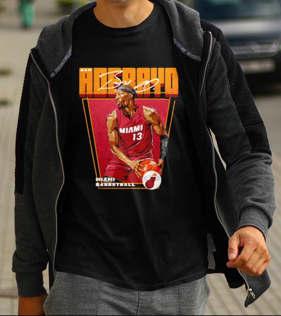 Bam Adebayo Miami 13 Basketball Heat T-Shirt