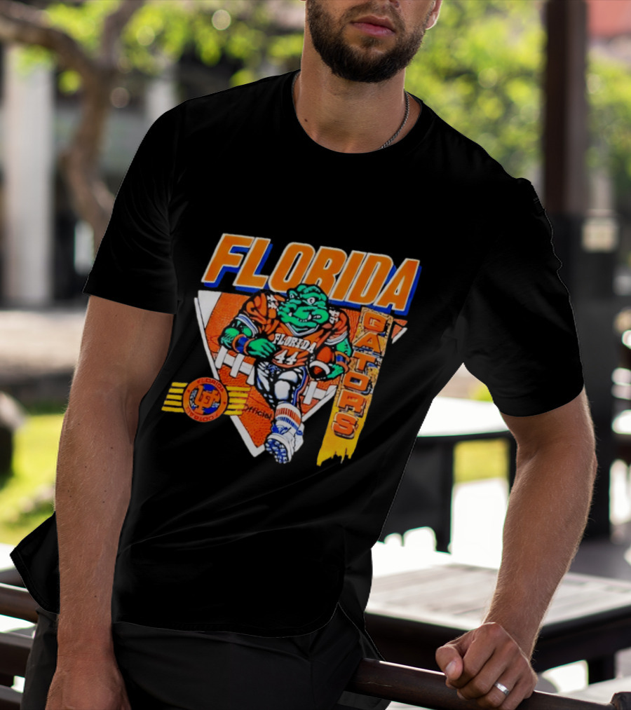 Florida Gators Football Alligator Cartoon 44 Player T-Shirt