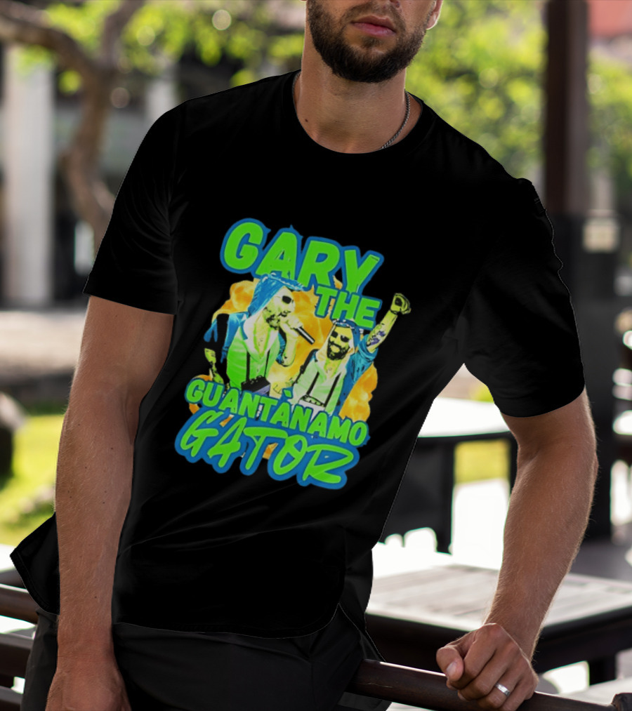 Gary The Guantanamo Gator Retro Pop Culture T-Shirt
