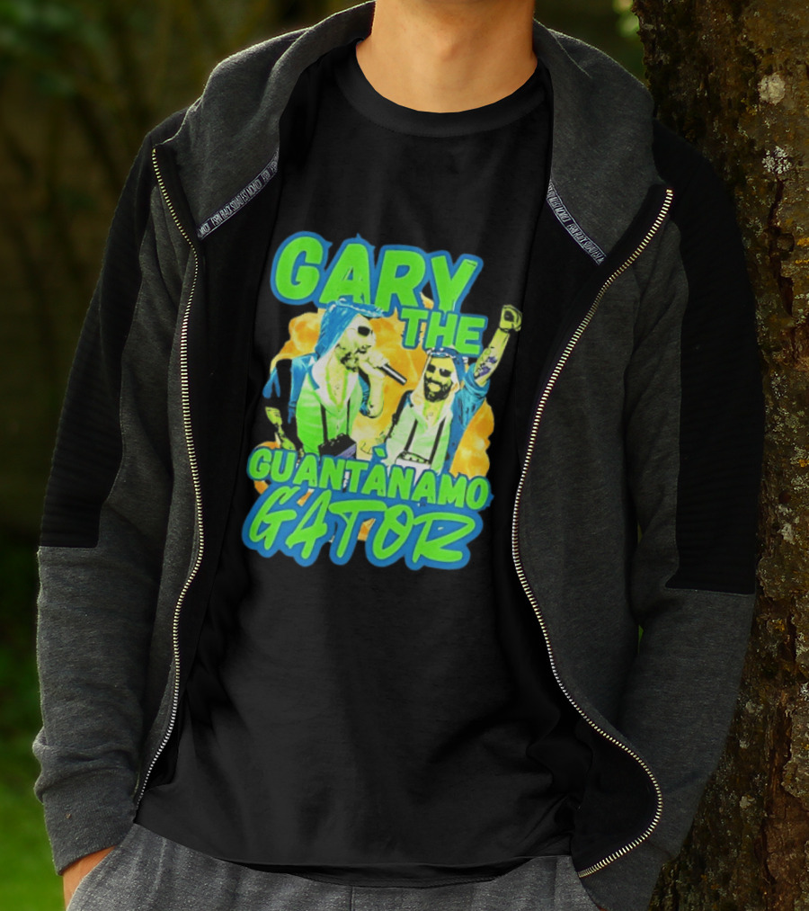 Gary The Guantanamo Gator Retro Pop Culture T-Shirt