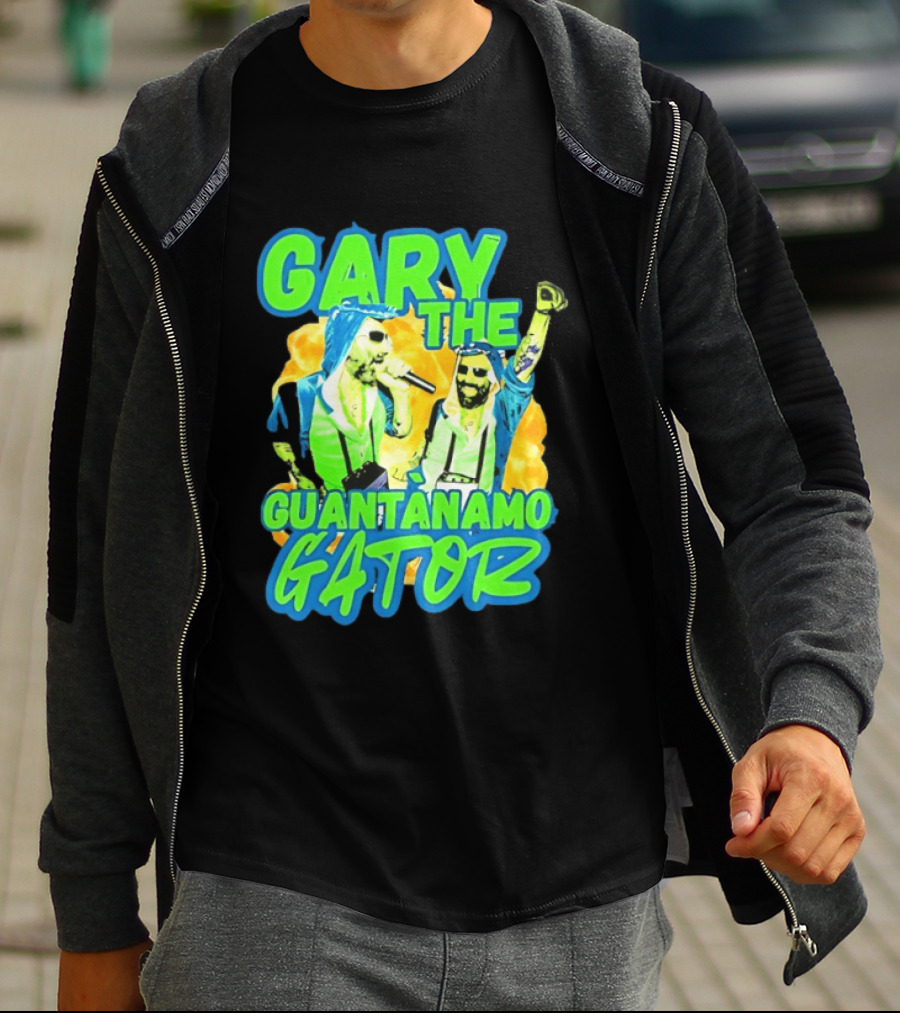 Gary The Guantanamo Gator Retro Pop Culture T-Shirt