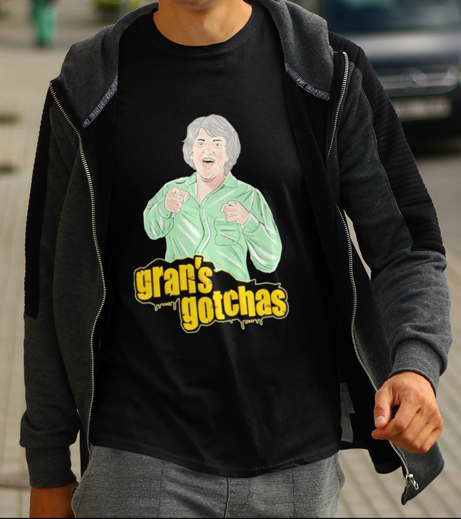 Gran's Gotchas Hilarious Moments With Playful Gesture Image T-Shirt
