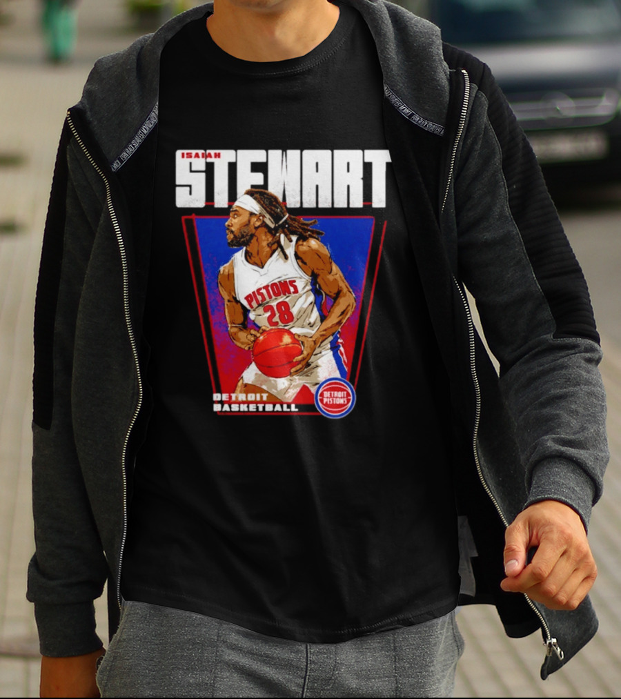 Isaiah Stewart Detroit Pistons Basketball 28 T-Shirt