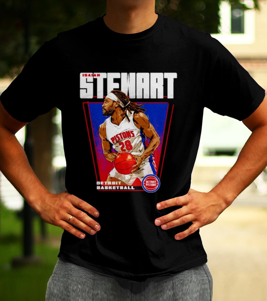 Isaiah Stewart Detroit Pistons Basketball 28 T-Shirt