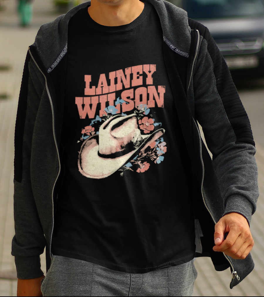 Lainey Wilson Country Music Western Hat Floral T-Shirt
