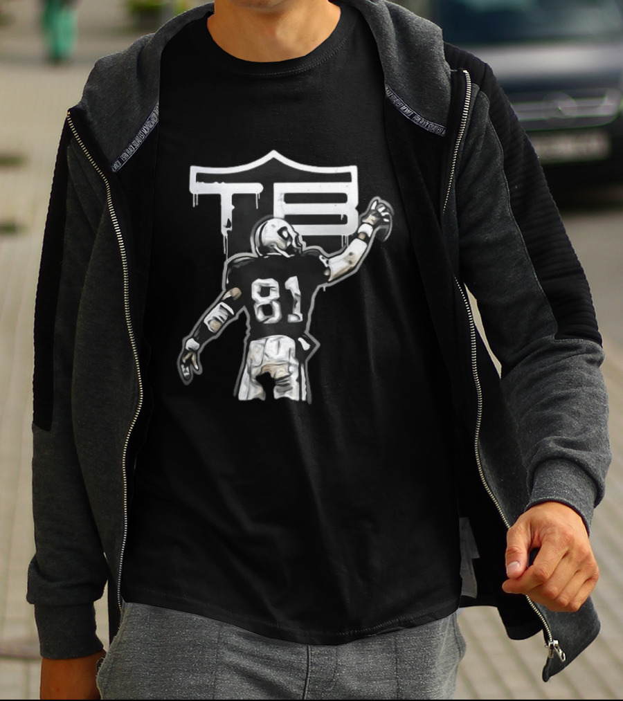 Las Vegas Raiders Mr. R8R 81 TB Football T-Shirt