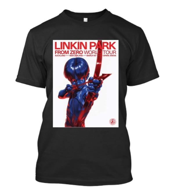 Linkin Park From Zero World Tour Auckland New Zealand 2026 March 18 Spark Arena T-Shirt