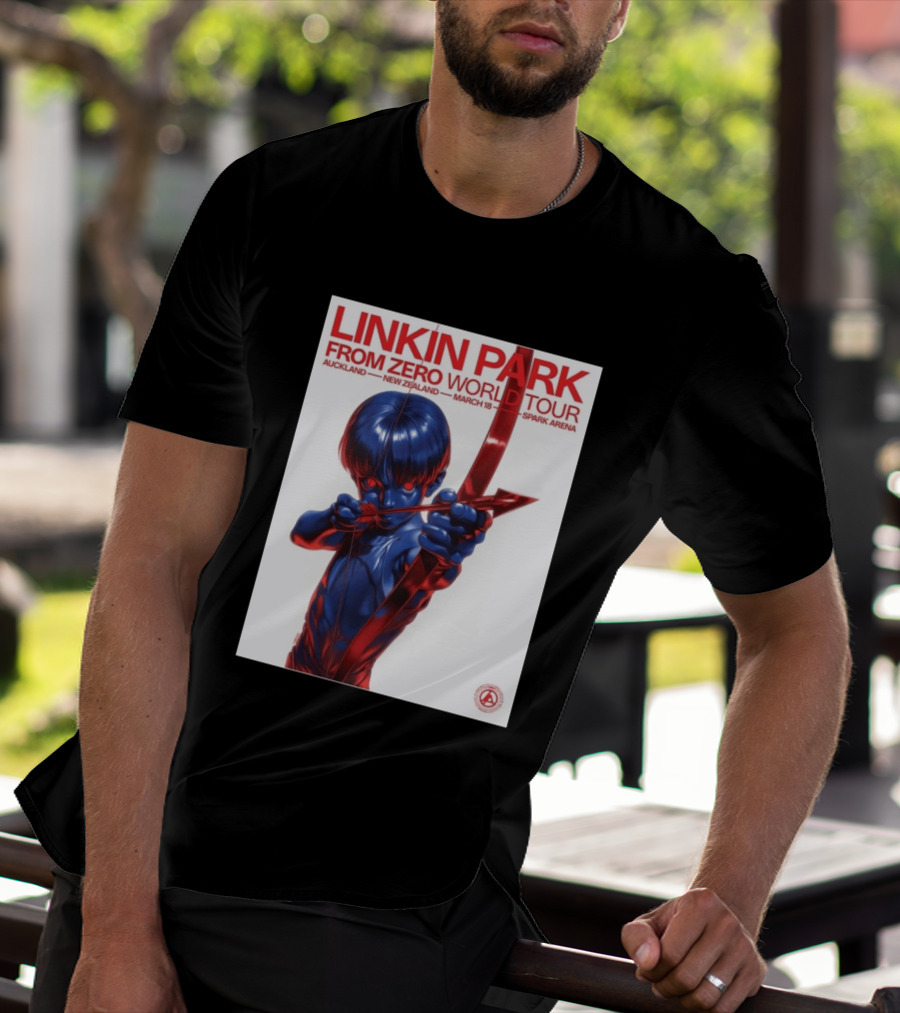 Linkin Park From Zero World Tour Auckland New Zealand 2026 March 18 Spark Arena T-Shirt