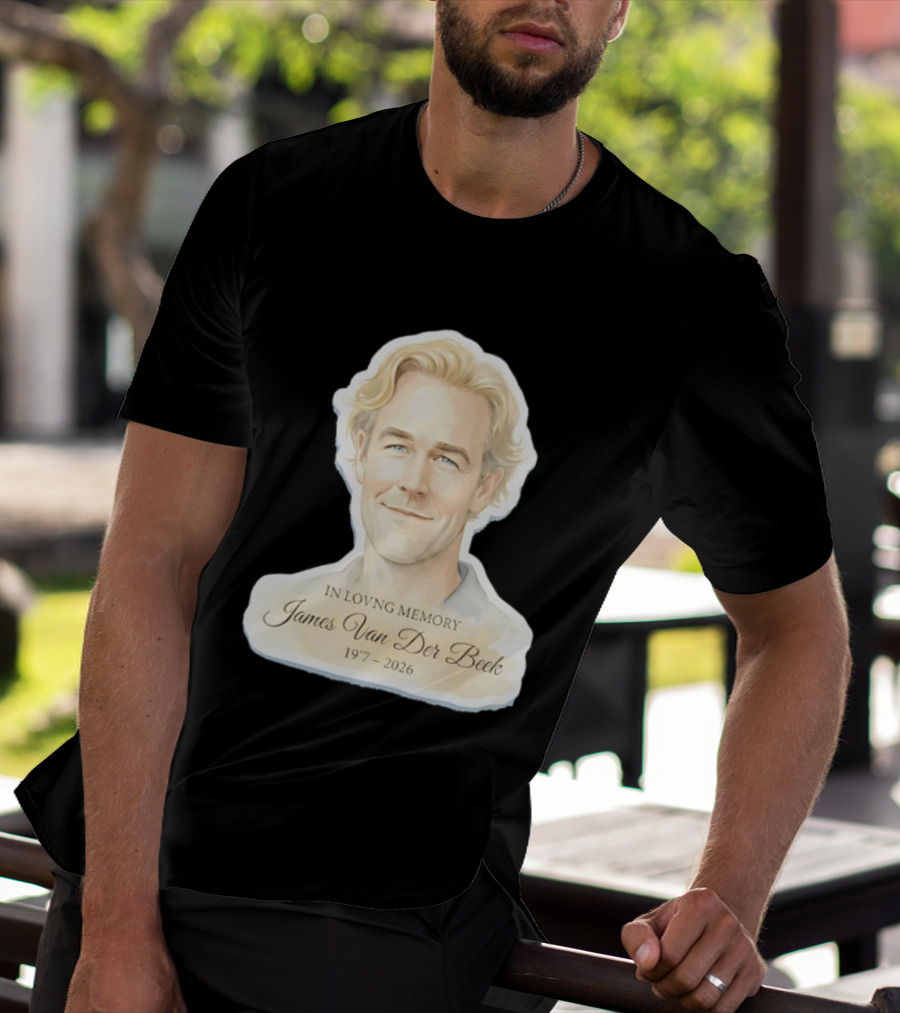 James Van Der Beek In Loving Memory 1977 2026 T-Shirt