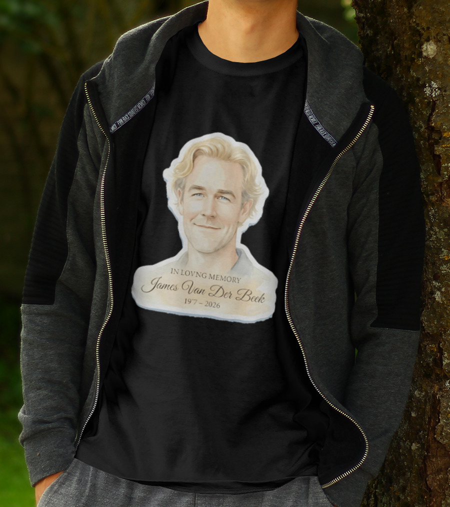 James Van Der Beek In Loving Memory 1977 2026 T-Shirt