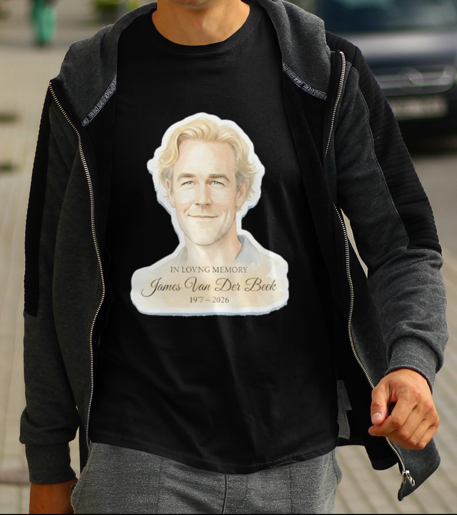 James Van Der Beek In Loving Memory 1977 2026 T-Shirt