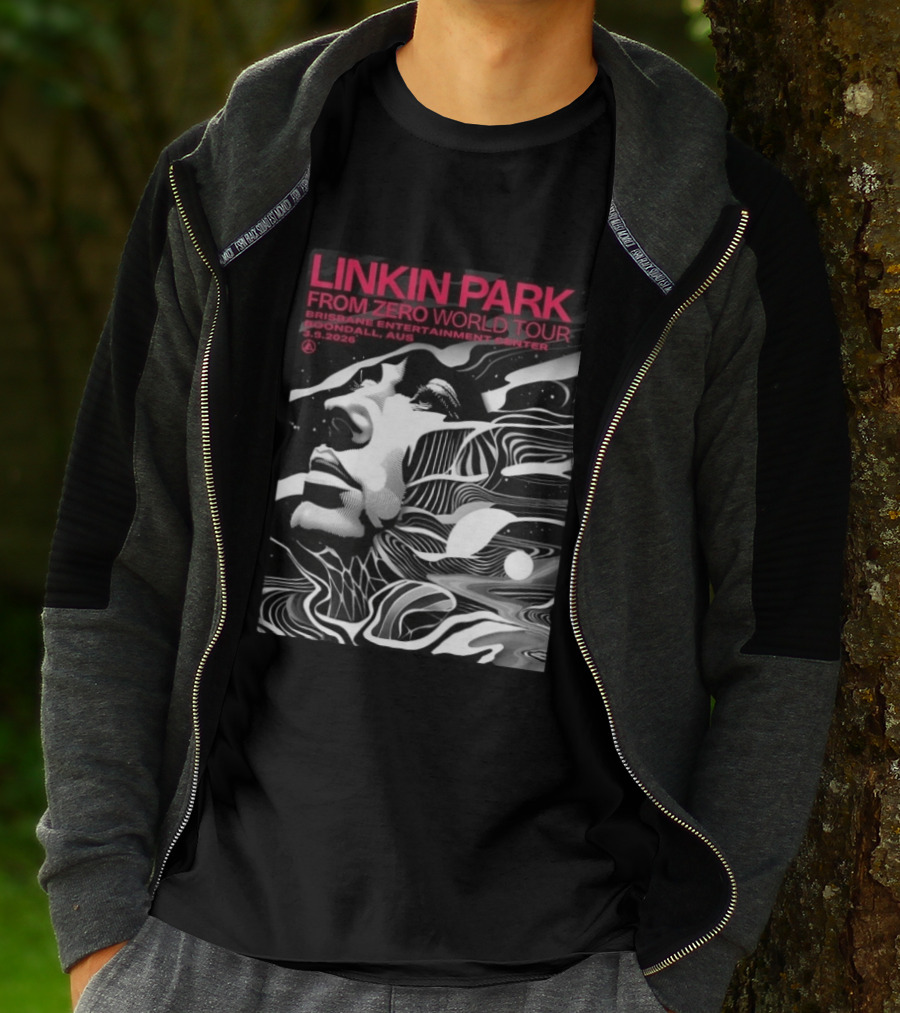 Linkin Park From Zero World Tour Brisbane Entertainment Center Boondall Australia March 3 2026 T-Shirt
