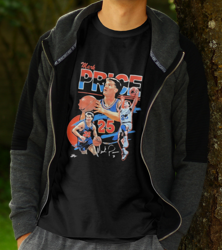 Mark Price 25 Orlando Magic Basketball Player T-Shirt