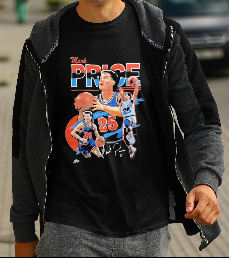 Mark Price 25 Orlando Magic Basketball Player T-Shirt