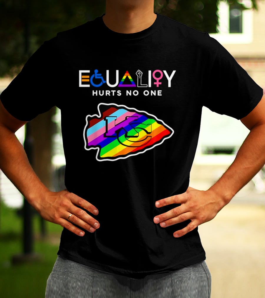 Kansas City Chiefs Equality Hurts No One LGBTQ Pride T-Shirt