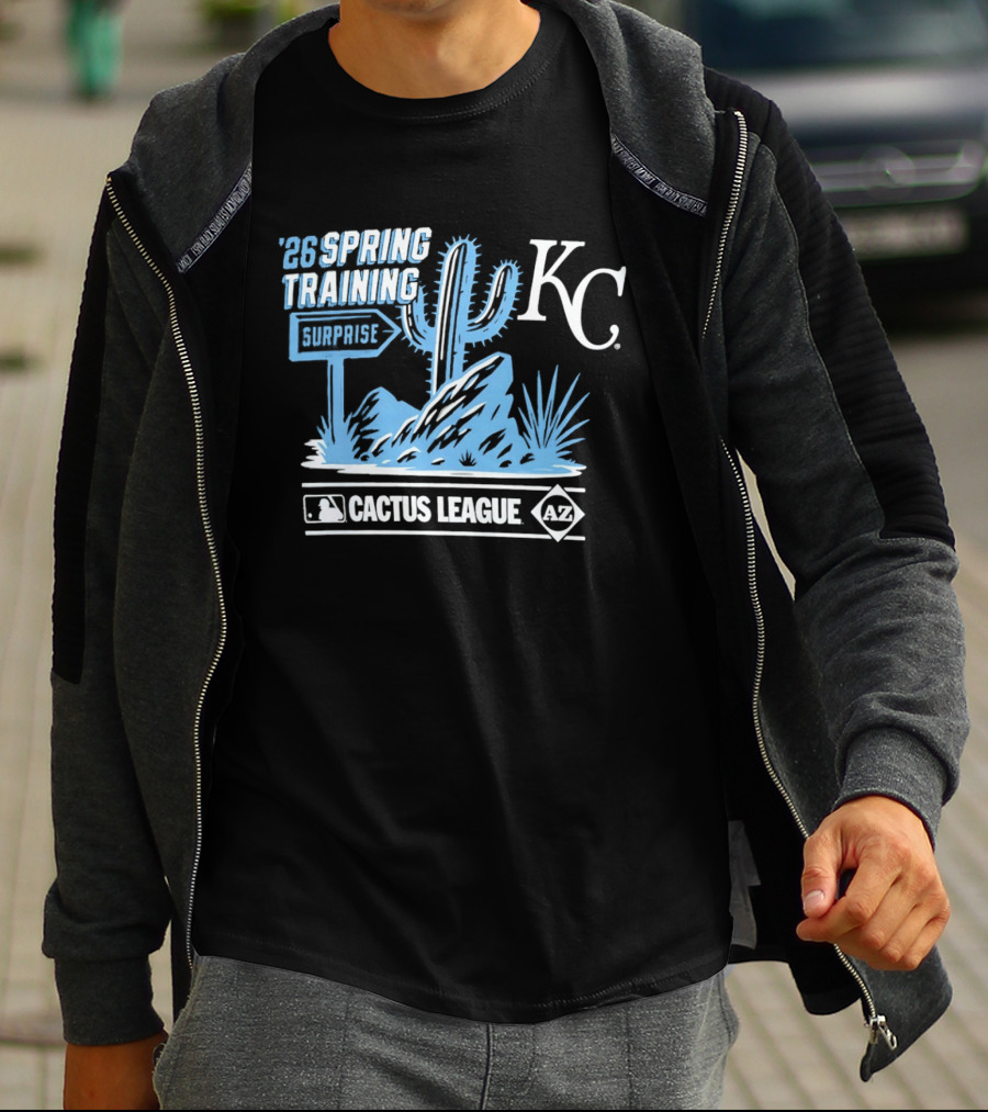 KC Royals 2026 Spring Training Surprise Cactus League Majestic T-Shirt