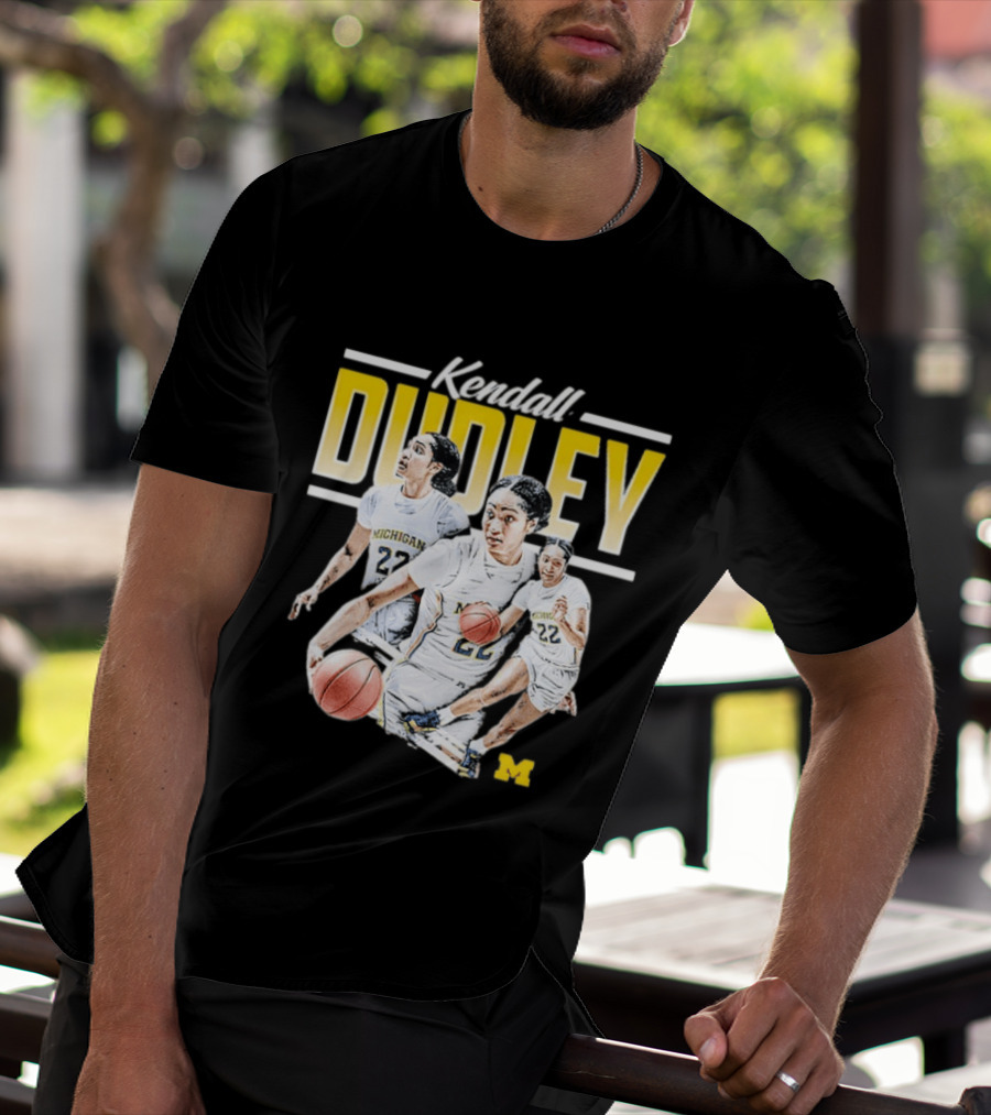 Kendall Dudley Michigan Wolverines Women's Basketball NCAA Player 22 T-Shirt